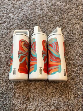 MiiR Water Bottle 16oz Stainless Steel Insulated Pack of 3